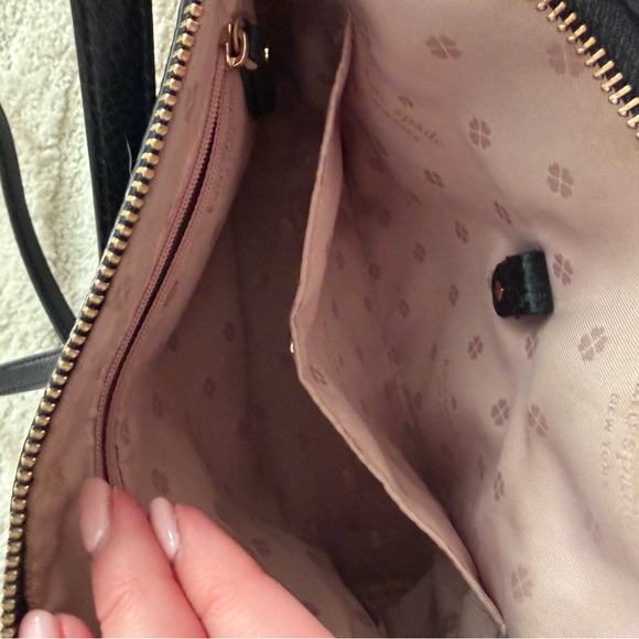 Kate Spade Black Pebbled Crossbody Bag - Picture 6 of 8
